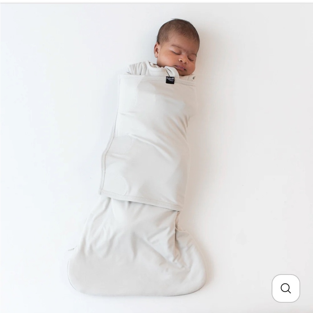 Kyte sleep bag swaddler in oat